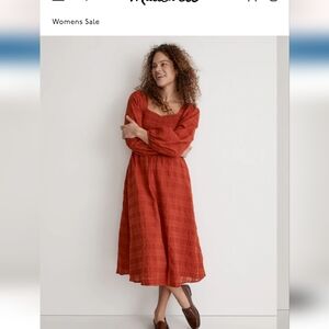 Madewell Lucie Sweetheart Midi Dress